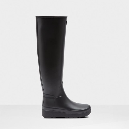 Hunter Refined Slim Fit Knee-High Creeper Boots For Womens - NZ A1958